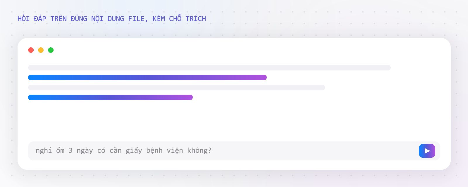 Hỏi đáp trực tiếp trên tài liệu thay vì đọc cả file